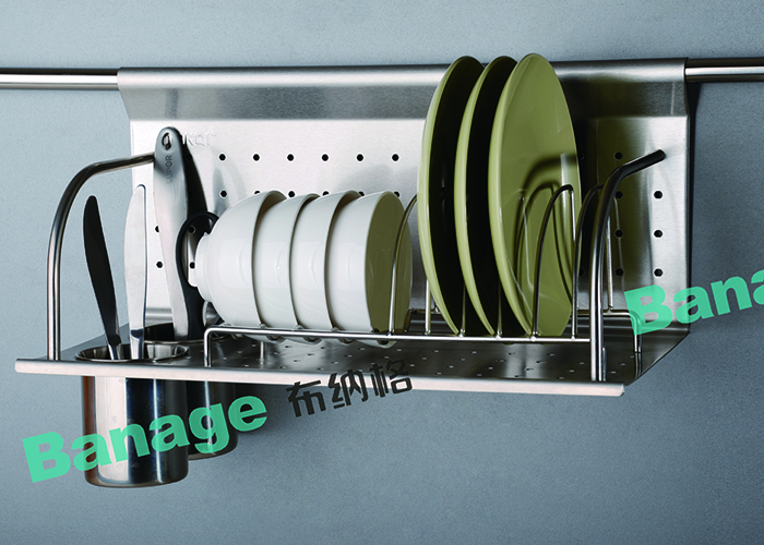 Double-tube bowl & dish rack